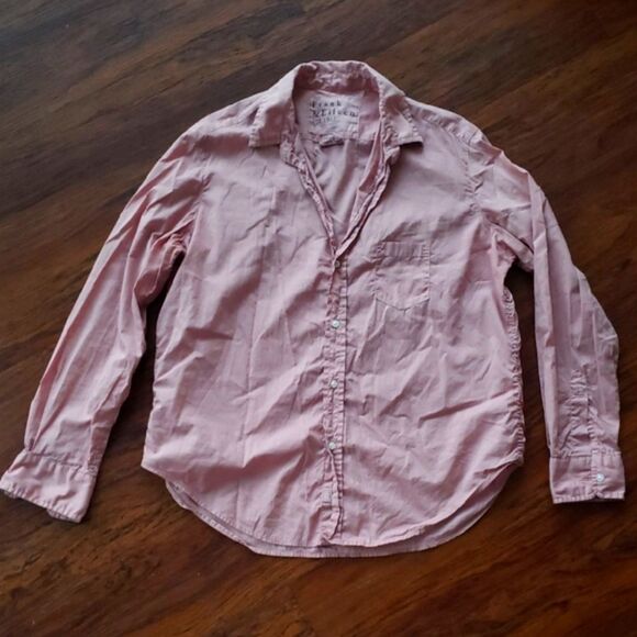Frank And Eileen Women's Pink Edgy Feminine Casual Work Cotton Eileen Size Small - Picture 1 of 5